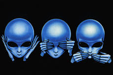 Alien Poster - Hear No Evil, See No Evil, Speak No Evil